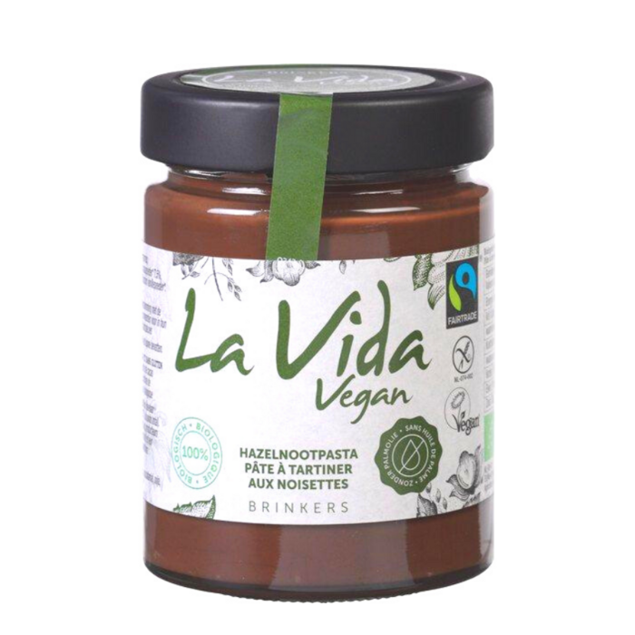 Chocolade-hazelnootpasta - La Vida Vegan (V70.25.12.10)